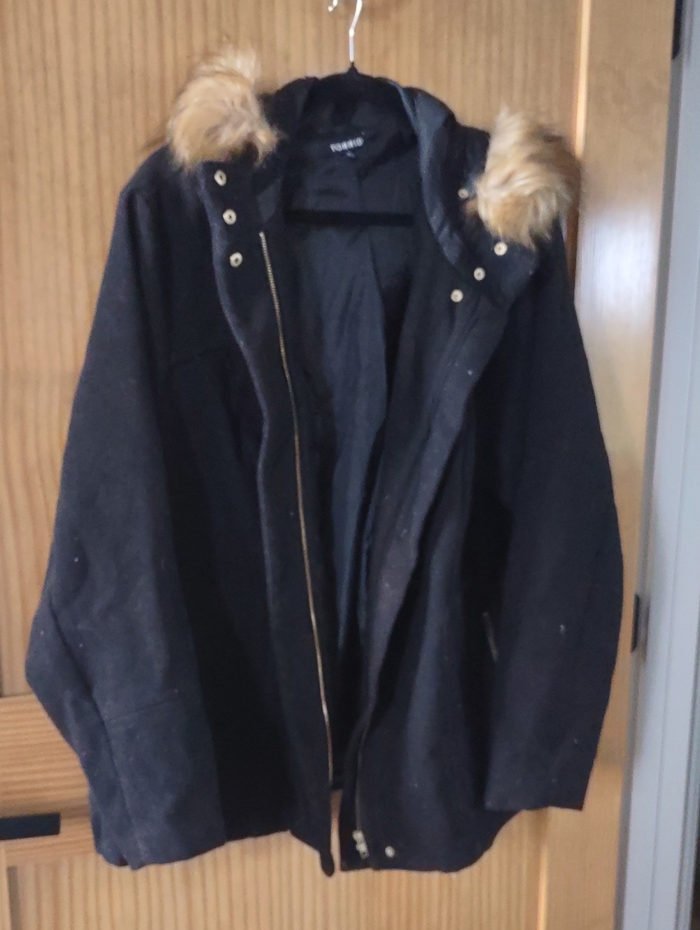 3X Torrid Black Heavy Jacket